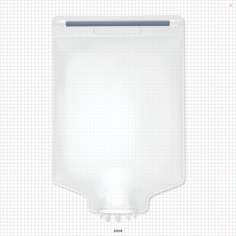 Aramus™ 2D Bag Chamber, 3 Ports, Non-Sterile - 10 Liter; 2 Ports Fit 3/8 inch ID Tubing (0.375 inch, 9.53 mm); 1 Port Fits 1/4 inch ID Tubing (0.25 inch, 6.35 mm) - 20508