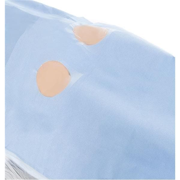 O & M Halyard -76x124" Sterile Angiography Drape 3.5" Fenestrated 89704