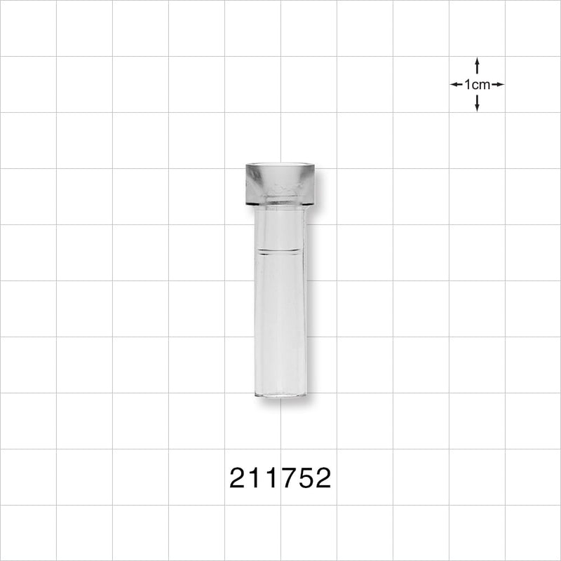 Oxygen Bushing, Clear - 0.24 inch ID (6 mm); 70 Durometer - 211752