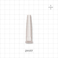 Straight Connector, Reducer, Barbed, Tubing Port, Natural - Fits 0.212 inch - 0.358 inch ID Tubing x 0.315 inch ID (5.4 mm - 9.1 mm x 8 mm) - 21177