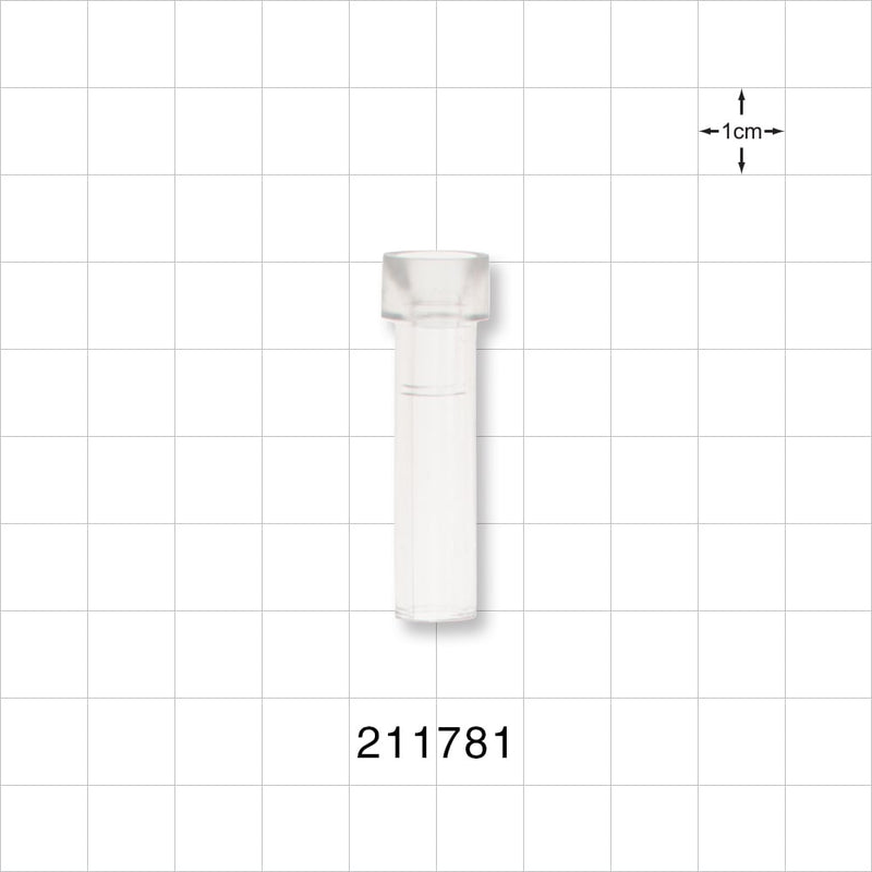 Oxygen Bushing, DEHP-Free, Clear - 0.24 inch ID (6 mm); 70 Durometer - 211781