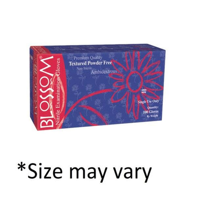 Blossom/Mexpo -Blossom Nitrile Exam Gloves Medium White Non-Sterile BM 48587-N-PF