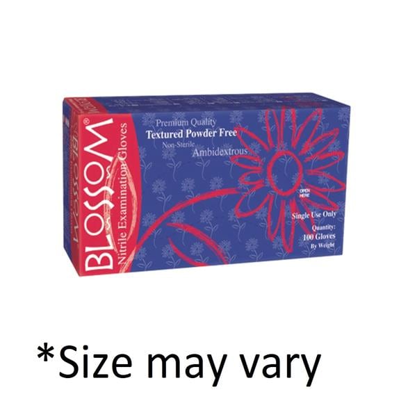 Blossom/Mexpo -Blossom Nitrile Exam Gloves Medium White Non-Sterile BM 48587-N-PF
