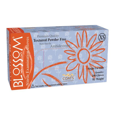 Mexpo International Inc -Blossom COATS Nitrile Exam Gloves X-Large Blue Non-Sterile BM 44899-C-NIT-PF