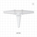 T Connector, Reducer, Barbed, Natural - 0.276 inch - 0.512 inch OD (7 mm - 13 mm) - 22100