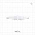 Straight Connector, Barbed, Natural - Fits 1/4 inch - 7/16 inch ID Tubing (0.25 inch - 0.438 inch, 6.35 mm - 11.11 mm) - 221211