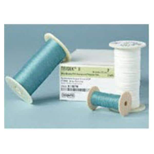 Teleflex Medical-CV Evolutions -Tevdek Suture Polyester Braid 5 30" Non-Absorbable No Needle _ _ _ PTFE Coated Green 12/Box 7-599