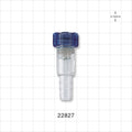 Tuohy Borst Adapter, Barbed - 0 FR - 13 FR (0 inch - 0.17 inch, 0 mm - 4.3 mm); 0.449 inch - 0.472 inch OD Barb (11.4 mm - 11.9 mm) - 22827