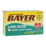 Bayer Consumer Products Bayer Aspirin NSAID Tablets 81mg 200/Bottle - 4212817