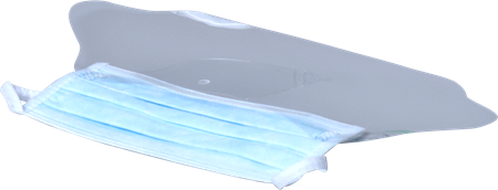 DEROYAL FACE MASK WITH SPLASH SHIELDZ™ SURGICAL MASK WITH TIES AND ULTRACLEAR™ (PACKAGING - CR) (QUANTITY - 100 /CS)