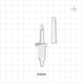 Spike, Non-Vented, with Vented Cap - Fits 0.189 inch ID x 0.268 inch OD Tubing (4.8 mm x 6.8 mm) - 23204