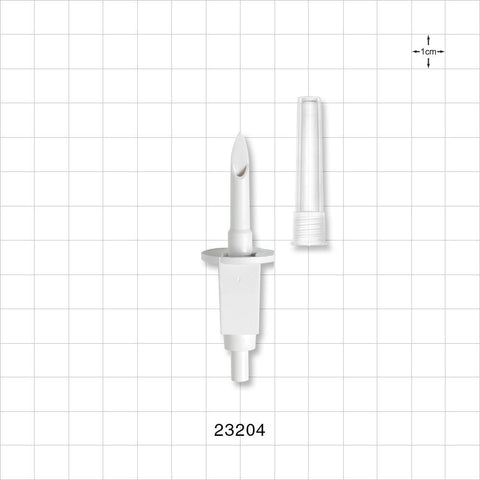 Spike, Non-Vented, with Vented Cap - Fits 0.189 inch ID x 0.268 inch OD Tubing (4.8 mm x 6.8 mm) - 23204
