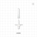 Mini Transfer Spike, Vented with Non-Vented Cap, Female Luer Lock -  - 23258