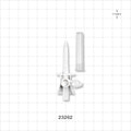 Spike, Vented, with Vented Cap - 0.159 inch ID (4.04 mm) - 23262
