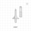 Spike, Non-Vented, Vented Hydrophobic Cap, Female Luer Slip -  - 23267