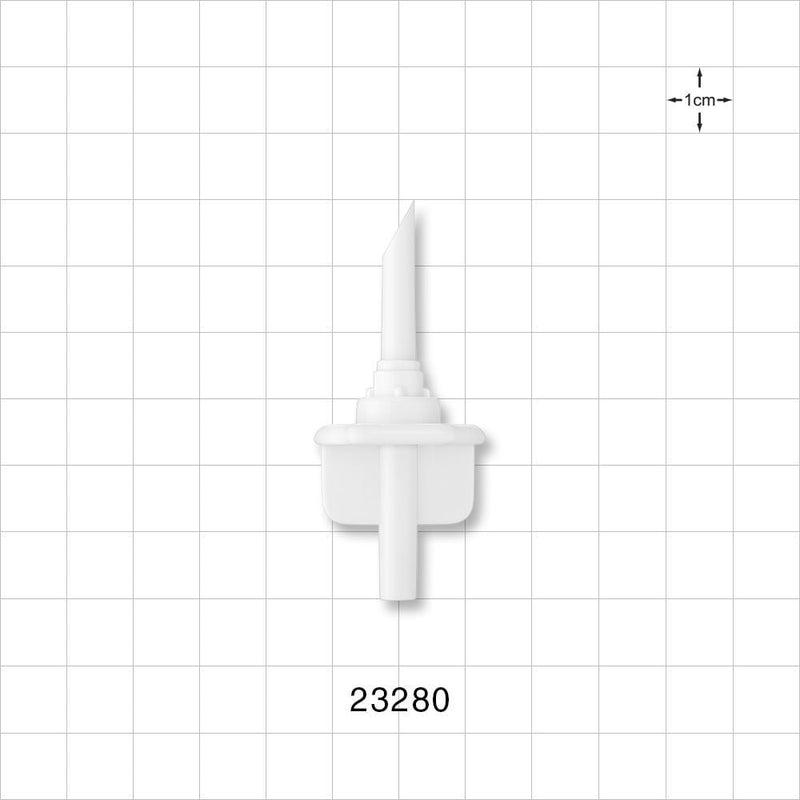 Spike, Non-Vented - 0.098 inch - 0.169 inch ID / 0.22 inch OD (2.5 mm - 4.3 mm / 5.6 mm) - 23280