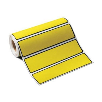 Carstens, Inc Labels ID Wide Track Yellow 5.75x1.75 200/Rl 200/Rl - 1645-03