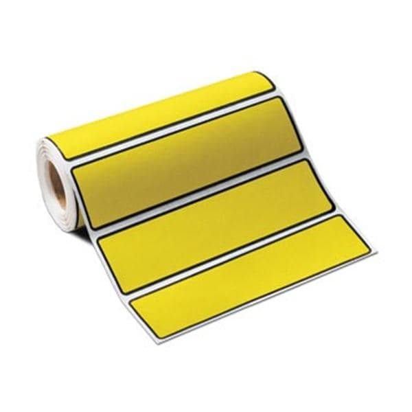 Carstens, Inc Labels ID Wide Track Yellow 5.75x1.75 200/Rl 200/Rl - 1645-03