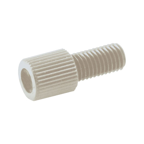 PMC12 Nut, Natural - 1/4"- 28 UNF, Fits 1/8 inch OD Tubing (0.125 inch, 3.18 mm) - 2419000
