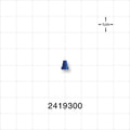 Ferrule, Blue - Fits 1/16 inch OD Tubing (0.063 inch, 1.59 mm) - 2419300