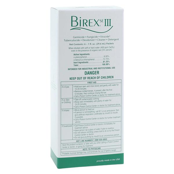 Young Dental Manuf Co Disinfectant Solution Birex SE III Intro Kit 1 oz 6/Pk, 24 PK/CA - 296041