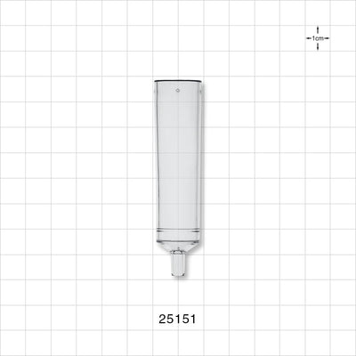 Drip Chamber - 0.638 inch Diameter (16.2 mm); 0.157 inch - 0.15 inch ID Tubing Port (4 mm – 3.8 mm) - 25151