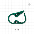 Pinch Clamp, Ratchet-Style, Green - Fits 3/4 inch OD Tubing (0.75 inch, 19.1 mm) - 25155