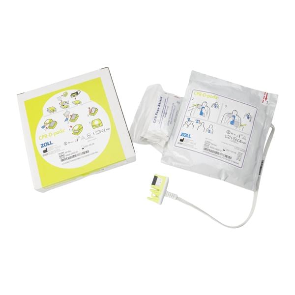 Zoll Medical CPR-D Padz Electrode Pad Adult New For AED Pro, R Series, AED Plus, AED 3 BLS Each - 8900-0800-01