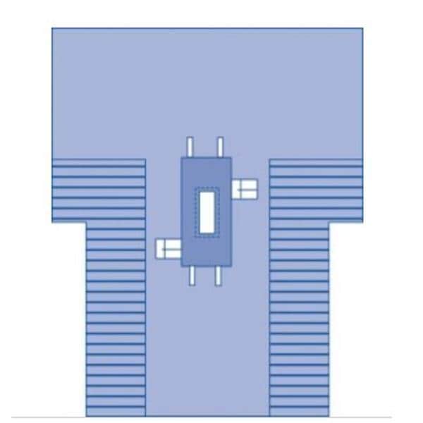 Medline Industries Inc -Proxima 138x112x99" Sterile Surgical Drape 4x12" Fenestrated DYNJP10010