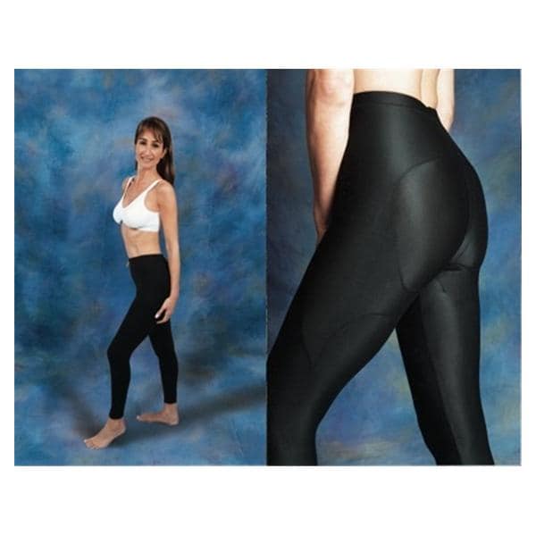 ES Medical Compression Legging Ankle Length Medium Women Black- PO5AM
