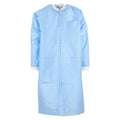 Maxcare Products, LLC ValuMax Extra-Safe Protective Lab Coat 3 Layer SMS Small Medical Blue 10/Pk, 5 PK/CA - 3660MBS