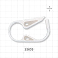Pinch Clamp, Ratchet-Style, White - Fits 3/4 inch OD Tubing (0.75 inch, 19.1 mm) - 25659