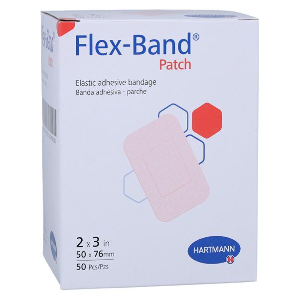 Hartmann USA -Flex-Band Patch Bandage Fabric 2x3" Flesh Sterile 50/Box, 24 BX/CA 46130000