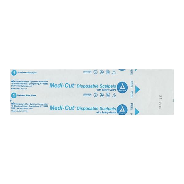 Dynarex Corporation Medicut Disposable Surgical Scalpel Sterile, 10 EA/BX - 4111