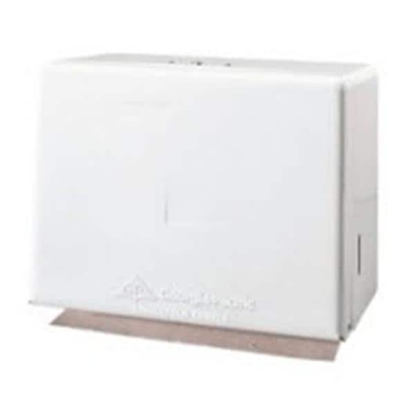 Georgia Pacific -Georgia Pacific Single Fold Towel Dispenser White Steel 500 Singlefold Wall Mount Key Lock 6/Case 56701
