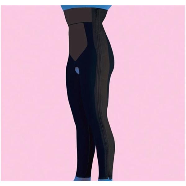 Frank Stubbs Co Inc Compression Girdle High Waist/Ankle Length Small 33-36" Black - 2027S
