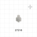 Threaded Connector, Male Luer Lock, Natural - 1/4"-28 UNF - 27218