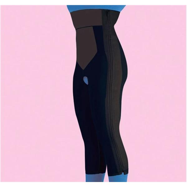 Frank Stubbs Co Inc Compression Girdle Below Knee/High Waist Large 41-45" Black - 2025L