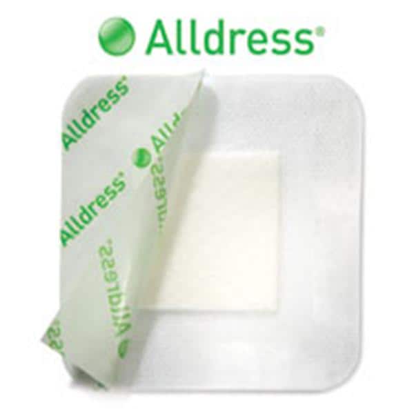 Molnlycke Healthcare Alldress Composite Island Dressing 6x6" Self-Adhesive Low Adherent, 10 BX/CA - 265349