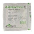 Molnlycke Healthcare Mepilex Border Ag Foam Dressing 4x4" Adhesive Adherent LF, 10 BX/CA - 395390