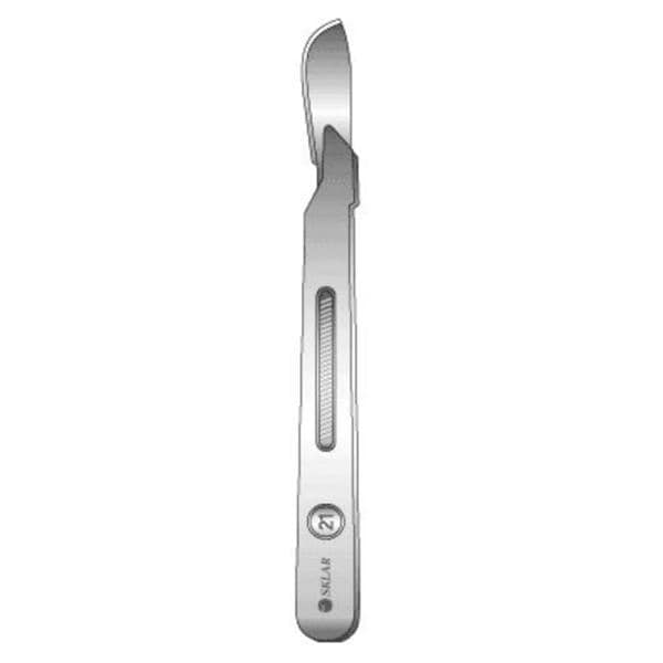 Sklar Instruments -Disposable Surgical Scalpel #21 Stainless Steel/Plastic Sterile 06-3121
