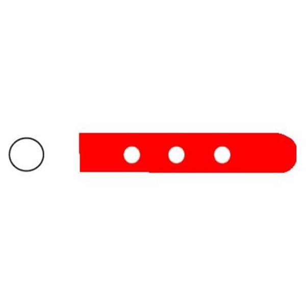 Sklar Instruments -SklarTip Instrument Tip Protector Red 25x3mm Polyethylene Non-Sterile Disposable 100/Package 96-1404