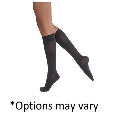 BSN Medical, Inc Opaque Compression Stocking Knee High Medium Classic Black - 115385