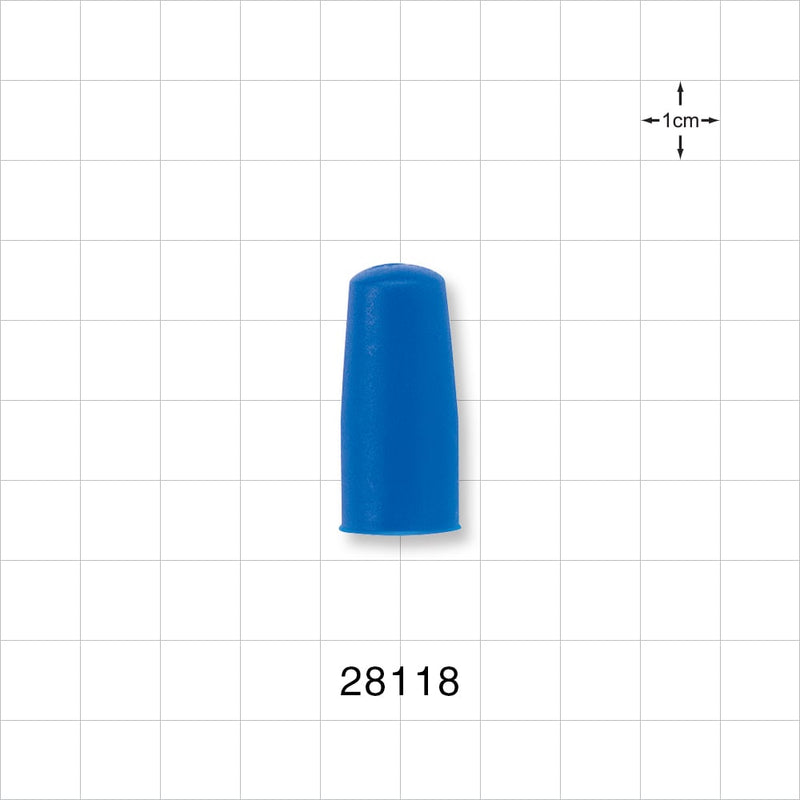 Non-Threaded Cap, Vented, Blue -  - 28118