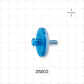 Hydrophobic Filter, Female Luer Lock Inlet to Male Slip Outlet - 25 mm; 0.2 micron - 28203