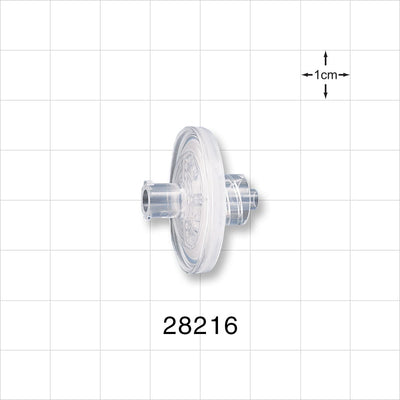 Hydrophilic Filter, Female Luer Lock Inlet, Male Luer Lock Outlet - 25 mm; 0.2 micron - 28216