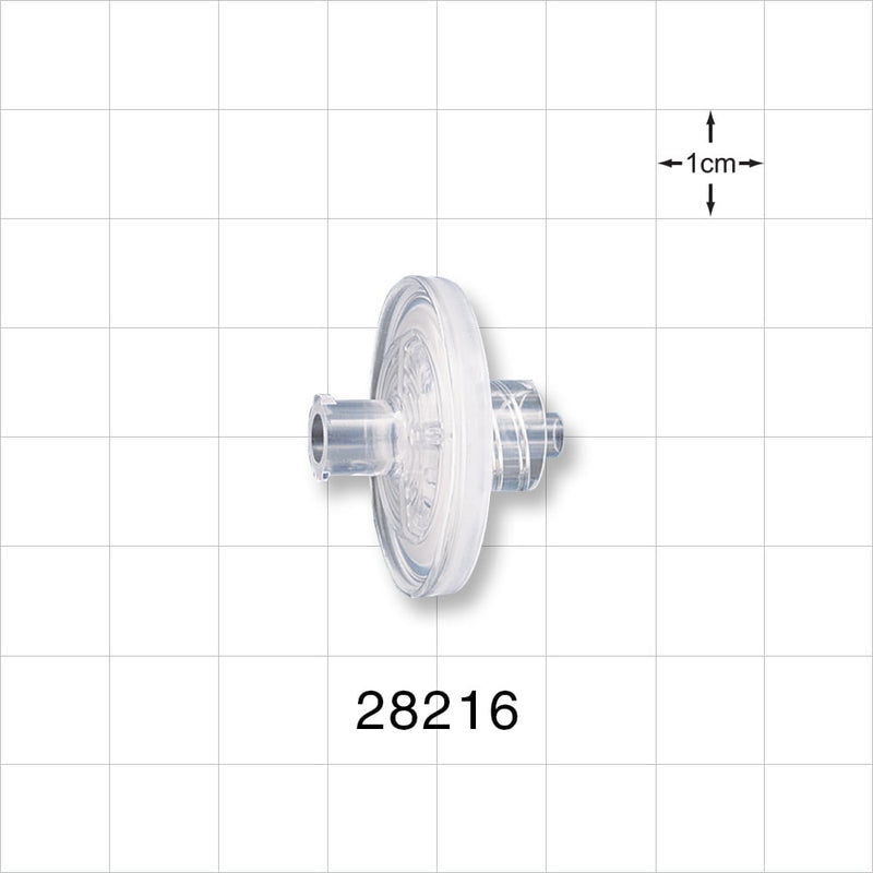 Hydrophilic Filter, Female Luer Lock Inlet, Male Luer Lock Outlet - 25 mm; 0.2 micron - 28216
