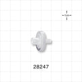 Hydrophobic Filter, Female Luer Lock Inlet, Male Luer Slip Outlet - 15 mm; 0.2 micron - 28247