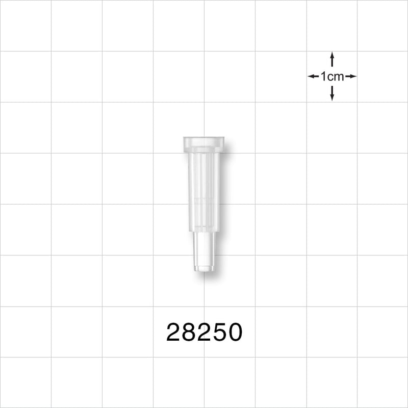 Port Plug with Male Luer Slip, Vented w/Filter - 1.2 Micron - 28250