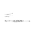 Integra Miltex Inc Plain Splinter Forcep 3-3/8" Ea  - 130-500
